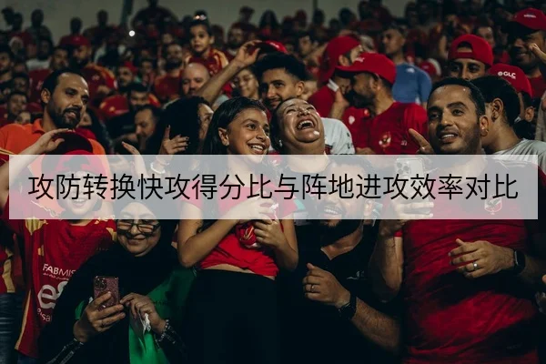 攻防转换快攻得分比与阵地进攻效率对比